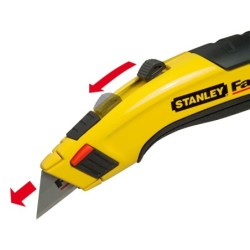 Cutter, couteau a lame retractable + 5 lames carbide
