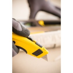 Cutter, couteau a lame retractable + 5 lames carbide