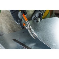 Cisaille forgée universelle Edma pour coupe droite et longue courbe longueur 250 mm