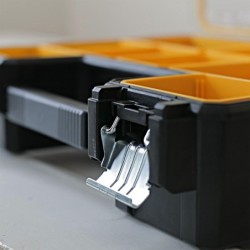 Organiseur étanche - Boîte à compartiments profondeur 106 mm - livrée vide