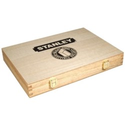 Coffret de 5 ciseaux à bois Stanley avec manche bois largeur 6-10-15-20-25 mm