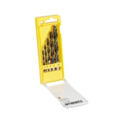 Coffret de 5 mèches à bois à 3 pointes Dewalt DT4535-QZ - 4 5 6 8 et 10 mm