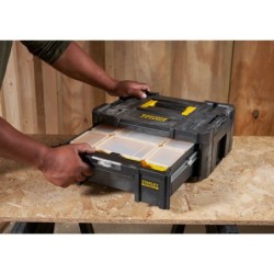 Mallette grand tiroir Stanley TSTAK Fatmax L44 x l31,44 x H17 cm