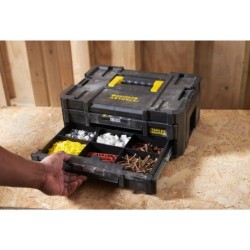 Malette à outils 2 tiroirs Stanley TSTAK Fatmax L44 x l33.17 x H17,6 cm