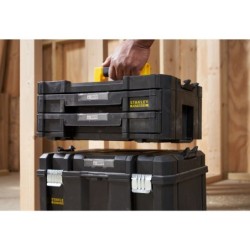 Malette à outils 2 tiroirs Stanley TSTAK Fatmax L44 x l33.17 x H17,6 cm