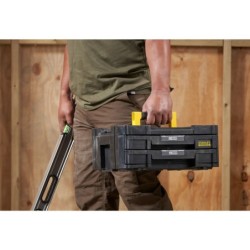 Malette à outils 2 tiroirs Stanley TSTAK Fatmax L44 x l33.17 x H17,6 cm