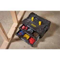 Malette à outils 2 tiroirs Stanley TSTAK Fatmax L44 x l33.17 x H17,6 cm