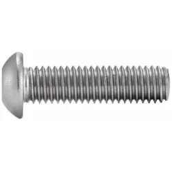 Vis à métaux tête bombée six pans creux Inox A2 ISO 7380