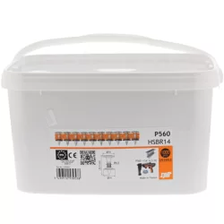 Clou Spit HSBR14 en bande Spit compatible avec cloueur P560 seau de 1000
