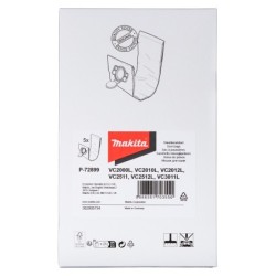 Sac tissus pour aspirateur Makita VC2010L VC2012L VC2511 VC2512L VC3011L VC3211L - 5 pièces