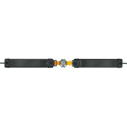 Rallonge multiprise prenium plus 6 prises noir 2P+T 16A 230V avec interrupteur cordon H05VV-F 3G1.5