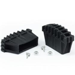 Sabot enveloppant pour échelle Tubesca en plastique noir lot de 2