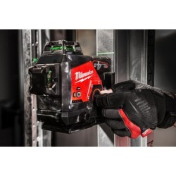 Laser 3 lignes vertes 12 volts M12 3PL-401C Milwaukee avec batterie 4AH chargeur et coffret