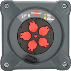 Enrouleur de câble KA 2201 5 prises IP44 3G2,5 - 25m