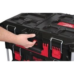 Ensemble Packout trolley + coffret large + coffret Milwaukee