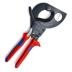 Coupe câble à cliquet Knipex pour câble en cuivre et aluminium Ø52 mm longueur 280 mm