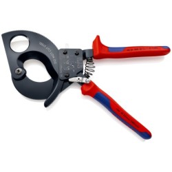 Coupe câble à cliquet Knipex pour câble en cuivre et aluminium Ø52 mm longueur 280 mm