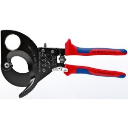 Coupe câble à cliquet Knipex pour câble en cuivre et aluminium Ø52 mm longueur 280 mm