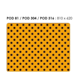 Dalle podotactile aluminium Viso avec clous 810 mm x 620 mm