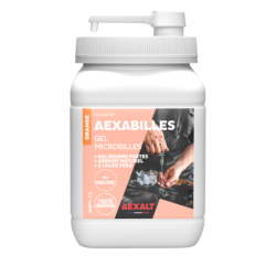 Savon gel microbilles sans solvant orange Bidon avec pompe