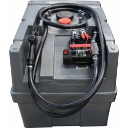 Cuve de ravitaillement gasoil PE 200L avec kit pompe à gasoil 12V 40 l/min