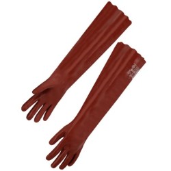 Gant PVC rouge tout enduit Singer Safety simple enduction