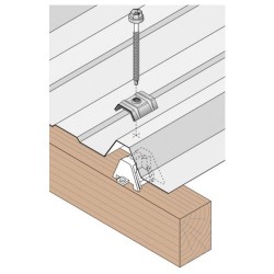 Vis autoperceuse tête hexagonale zamack Zacrovis Bois 6.5 x 100 mm couleur naturel - boîte de 100