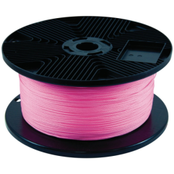 Cordeau tressé polypropylène rose fluo diamètre 1.5 mm