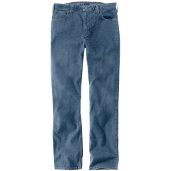 Jean de travail stretch Rugged Flex Straight Carhartt coloris bleu Houghton