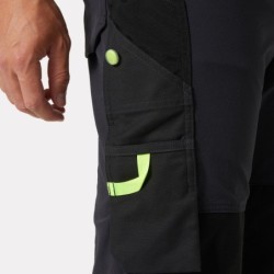 Pantalon de travail homme Oxford 4X Work coupe Regular coloris Ébène/Noir
