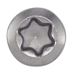 Vis de bardage autoperceuse tête fraisée six lobes Inox A2 M3.2