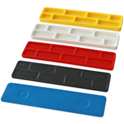 Cale plate 100 x 24 mm pour carrelage Assortiment de 1 à 5 mm