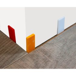 Cale plate 100 x 24 mm pour carrelage Assortiment de 1 à 5 mm