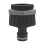 Raccord nez de robinet multi-filetage Fitt en plastique noir