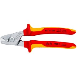 Pince coupe-câbles rigides et multibrins - StepCut Knipex - Isolée 1000V - Longueur 160 mm