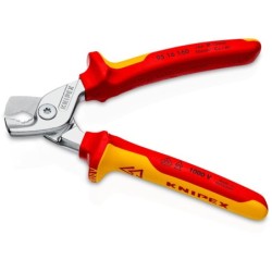 Pince coupe-câbles rigides et multibrins - StepCut Knipex - Isolée 1000V - Longueur 160 mm