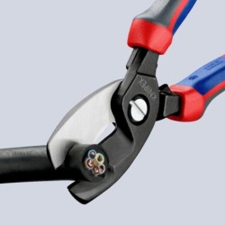 Coupe câble double tranchant diamètre 20 mm maximum