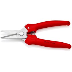 Cisaille universelle pour carton plastique aluminium laiton cuivre Knipex - Longueur 140 mm