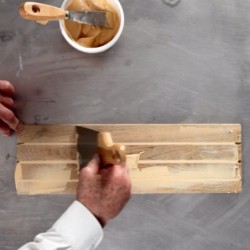 Enduit de rebouchage bois prêt à l'emploi pour trous et fissures - Teinte bois clair
