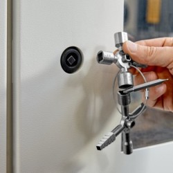 Clé universelle Knipex TwinKey pour armoires et systèmes de fermeture standard