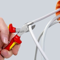 Pinces coupantes de côté à forte démultiplication Knipex XCut 160 mm