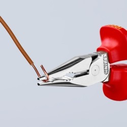 Pince universelle multifonctions 145 mm - mâchoires en pointe - Knipex - isolée 1000V