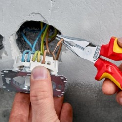 Pince universelle multifonctions 145 mm - mâchoires en pointe - Knipex - isolée 1000V