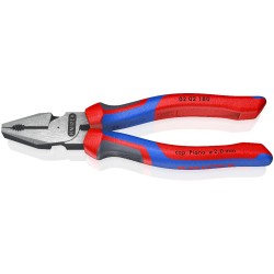 Pince universelle Knipex à forte démultiplication avec gaine bi matière longueur 180 mm