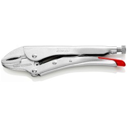 Pince de connexion étau zinguée brillante - Fer laminé - Knipex - Longueur 250 mm