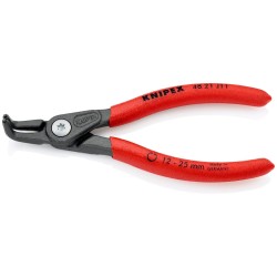 Pince de précision pour circlips intérieurs d'alésage - Pointes coudées - Knipex - 130mm
