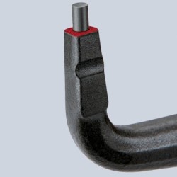 Pince de précision coudée à circlips bagues extérieures Ø 19-60 mm Knipex - Longueur 165 mm