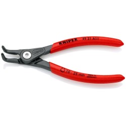 Pince de précision coudée à circlips bagues extérieures Ø 10-25 mm Knipex - Longueur 130 mm