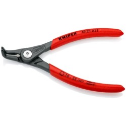 Pince de précision coudée à circlips bagues extérieures Ø 10-25 mm Knipex - Longueur 130 mm