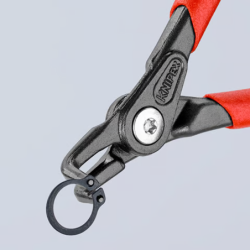 Pince de précision coudée à circlips bagues extérieures Ø 10-25 mm Knipex - Longueur 130 mm